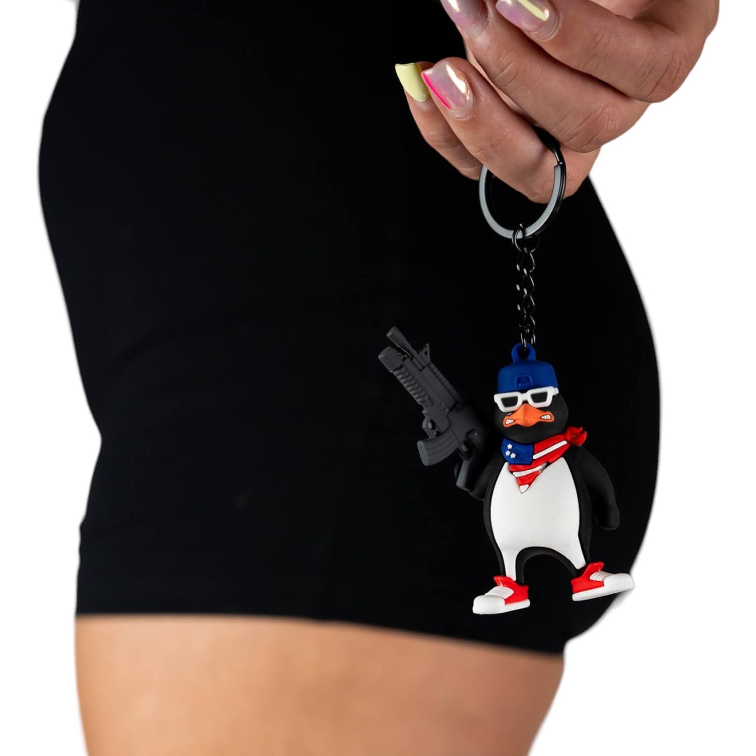 Tactical 3D PVC Keychain
