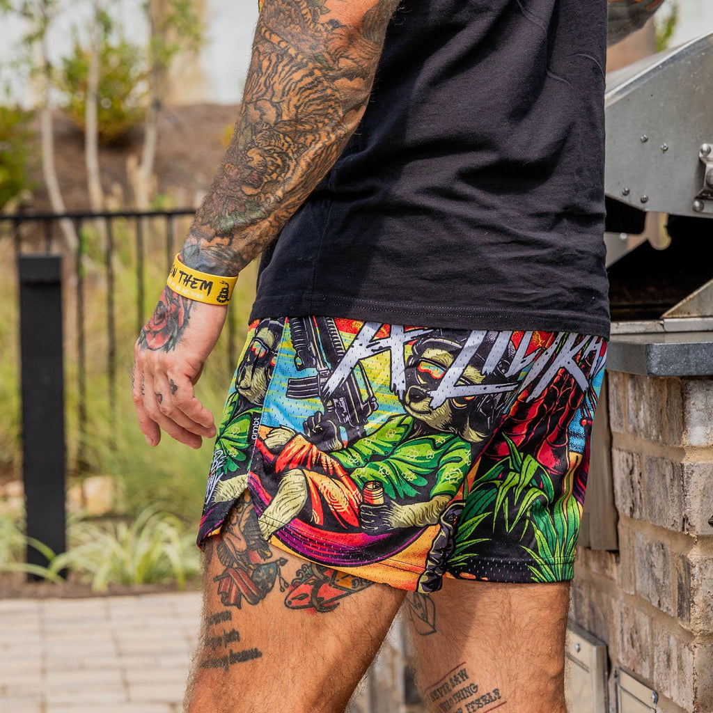 Mid Thigh Mesh Training / Lifestyle Shorts | 5"