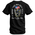 Support Those Who Build America. Back The Blue Collar Men's T-Shirt