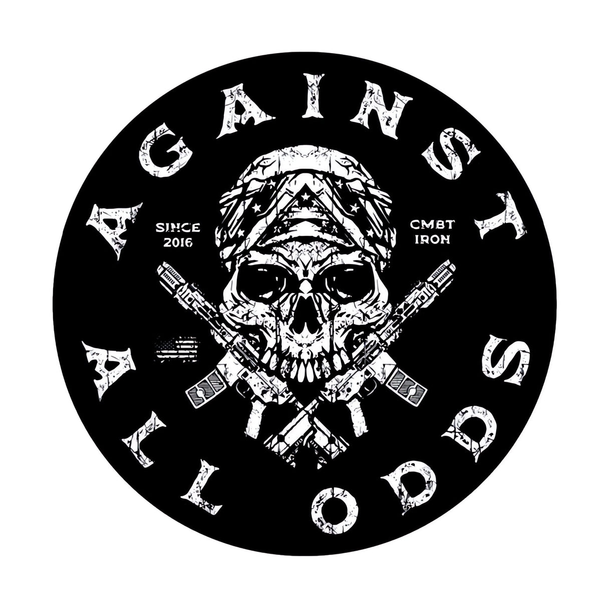 Against All Odd's Skull Decal