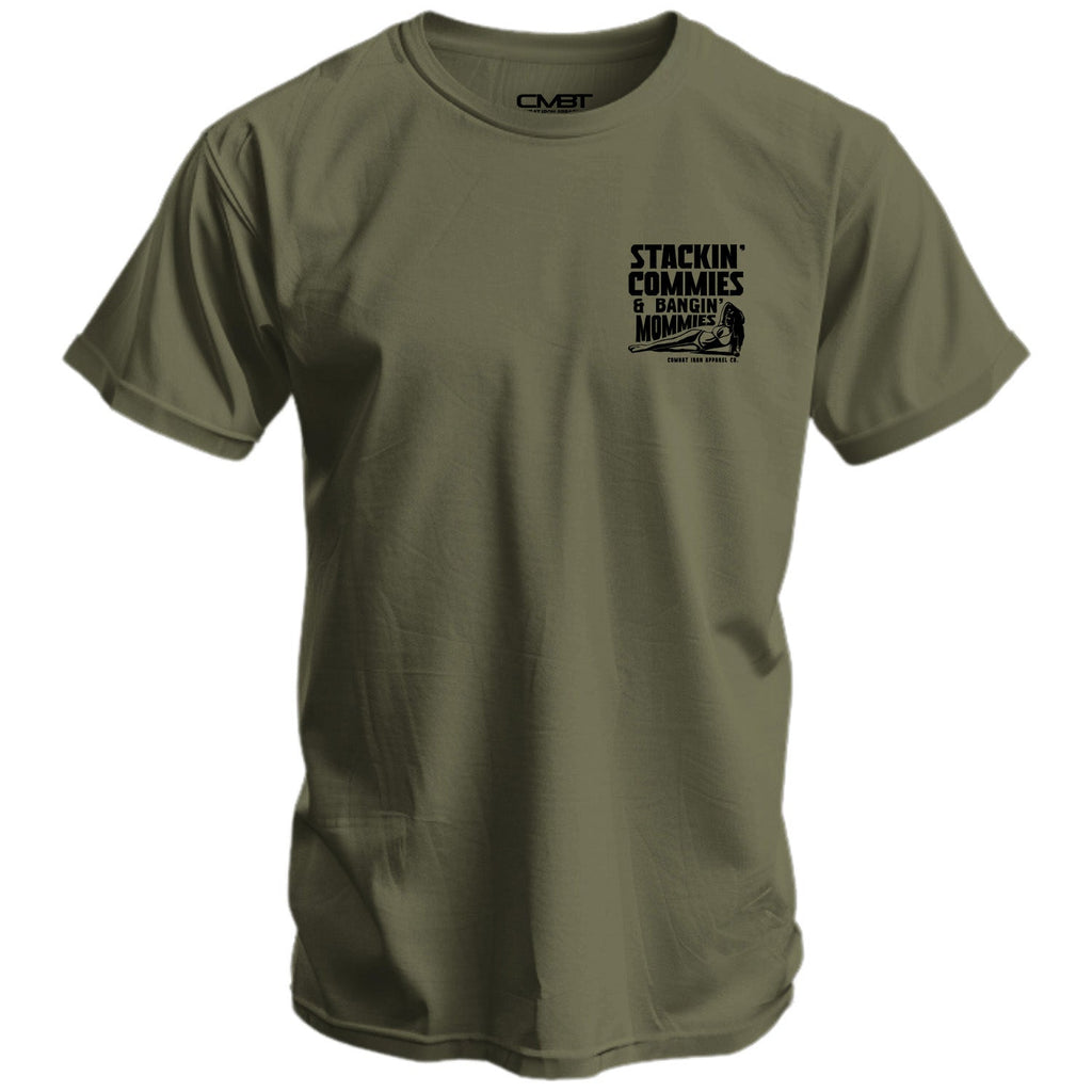 Stackin' Commies & Bangin' Mommies Men's T-Shirt